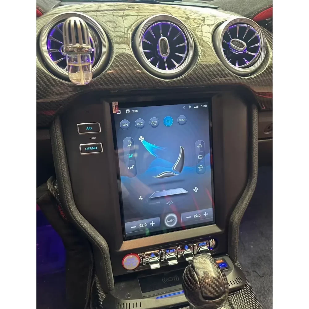 Android For Ford Mustang 2015 2016 2017 2018 2019 2020 Car Radio Automotive Multimedia Carplay Auto Bluetooth GPS Navigation - Image 5