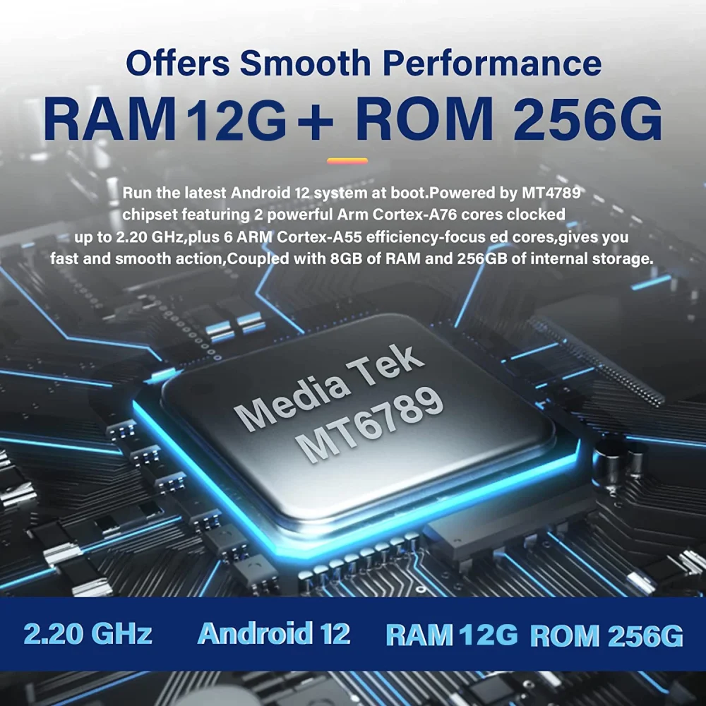 Unihertz TANK 22000mAh Rugged Smartphone Android 12 Cellphone Night Vision 108MP G99 12GB 256GB Mobile Phone - Image 2