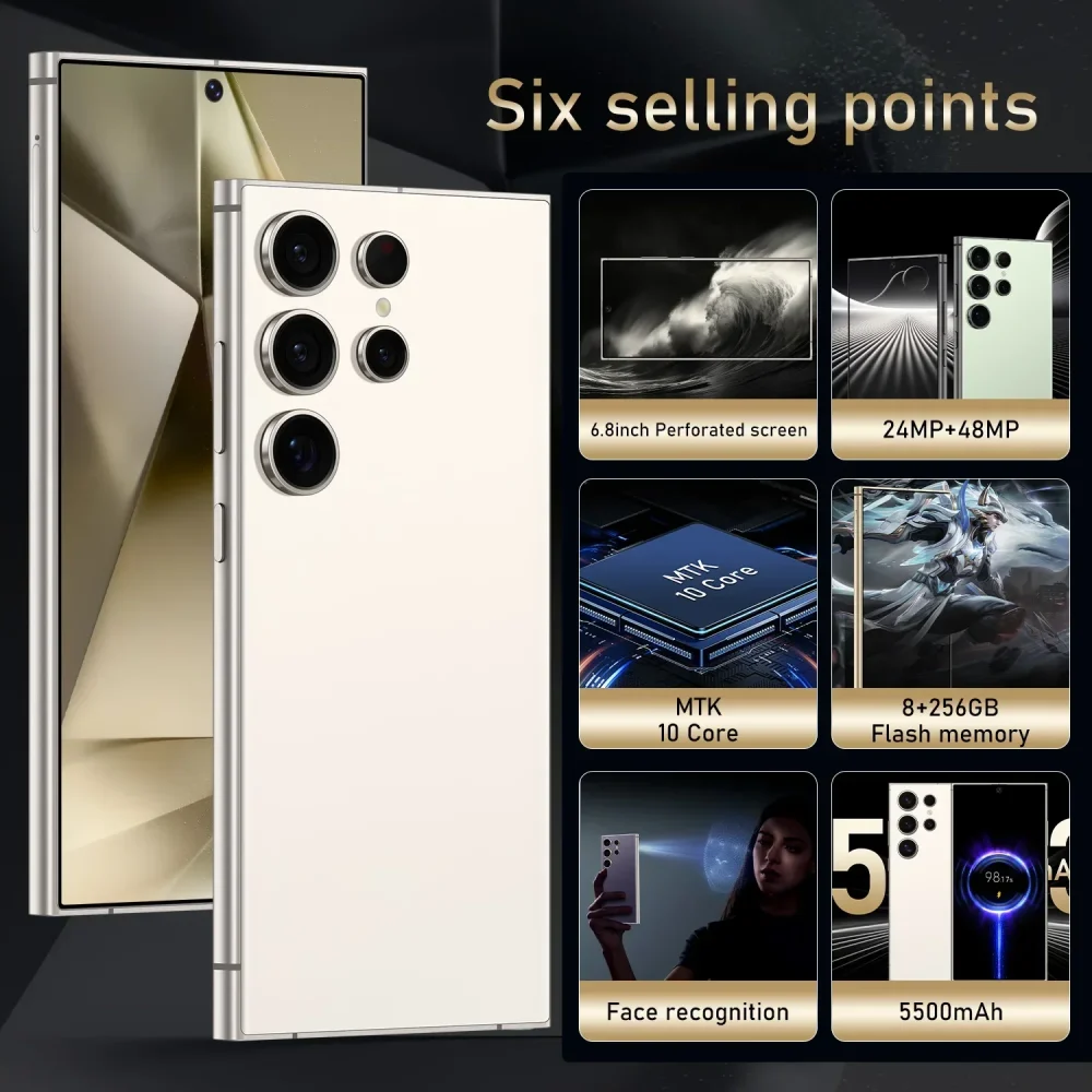 S25 Pro,Smartphone Android,6.8 inch,8+256GB ROM,Dual SIM,Mobile phone,Google Play Store,24+48MP,6000mAh,celulares - Image 3