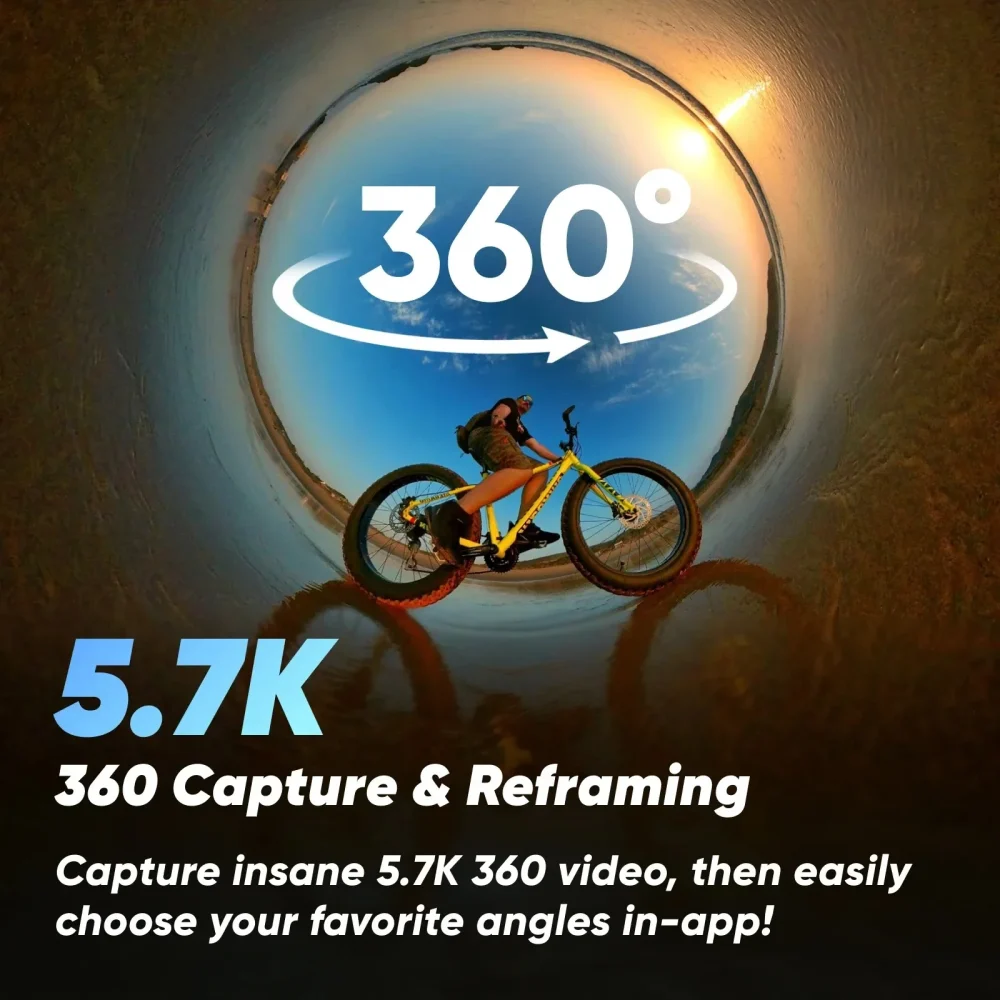 Insta360 X3 Waterproof 360 Action Camera FlowState Stabilization 72MP Photo 4K Single-Lens For vlog - Image 3