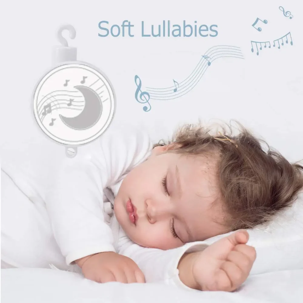 Baby Crib Mobiles Rattles Music Educational Toys Bed Bell Carousel for Cots Infant Baby Toys 0-12 Months for Newborns Gifts - Image 2