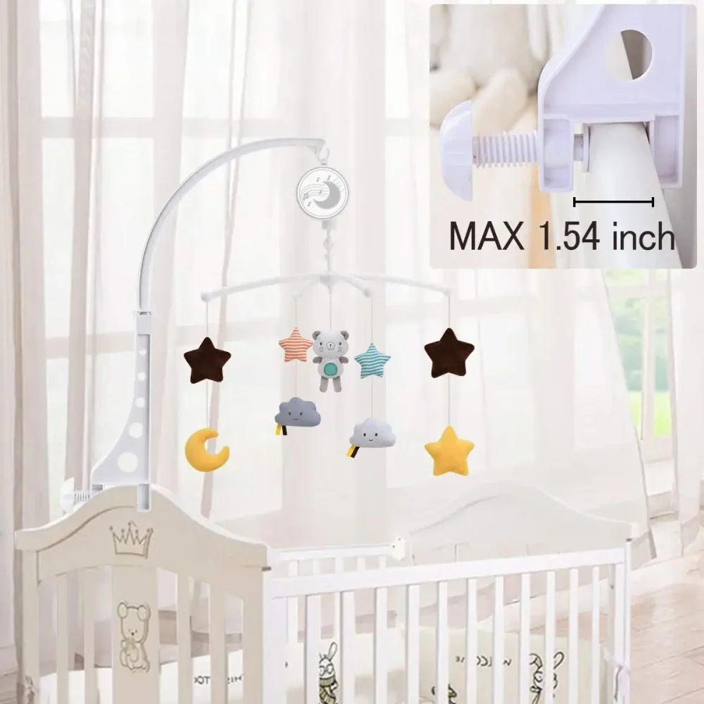 Baby Crib Mobiles Rattles Music Educational Toys Bed Bell Carousel for Cots Infant Baby Toys 0-12 Months for Newborns Gifts - Image 5