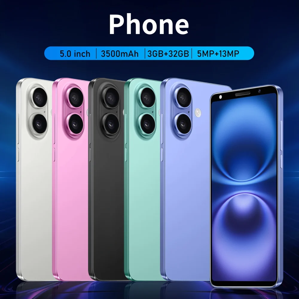 FUFFI-I16 Plus,Smartphone Android,5.0 inch,3+32GB ROM,Dual SIM,3500mAh,Mobile phones,Dual SIM,Google Play Store,Cellphones - Image 2