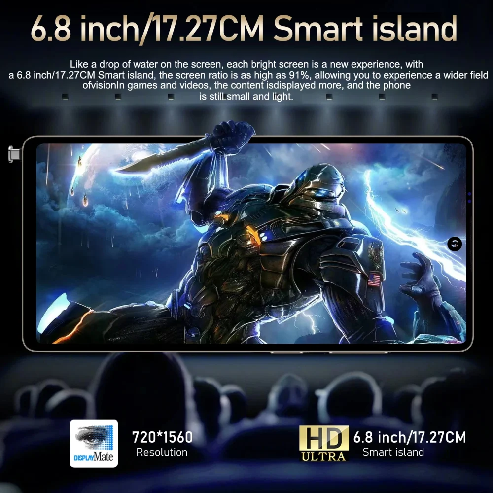 Global Version S25 Ultra Smartphone Android,6.8 inch,12GB RAM,512GB ROM,Dual SIM,Mobile phone,Google Play Store,24+48MP,6800mAh - Image 3