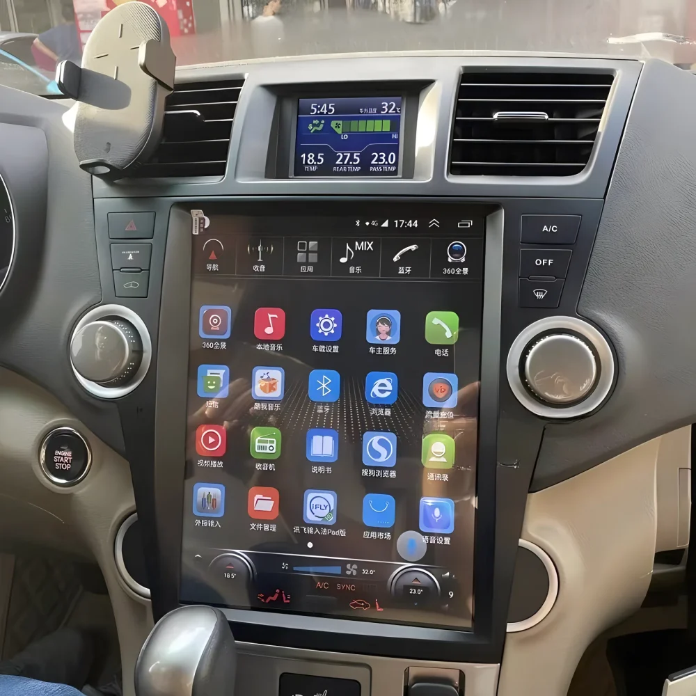 Car GPS Navigation Android For Car For Toyota Highlander 2007-2013 wifi Car Player Radio Tape Recorder Head Unit LCD - Image 5